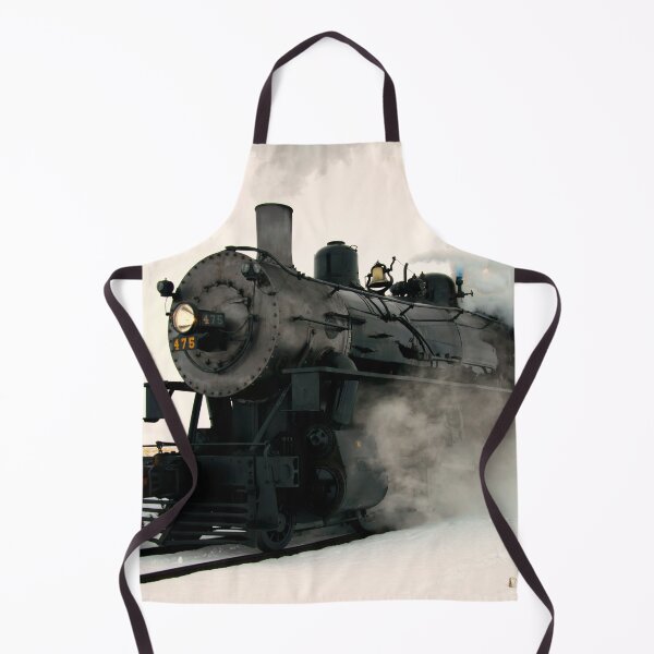 Item preview, Old Steam Engine in Winter designed and sold by KellyHeaton.
