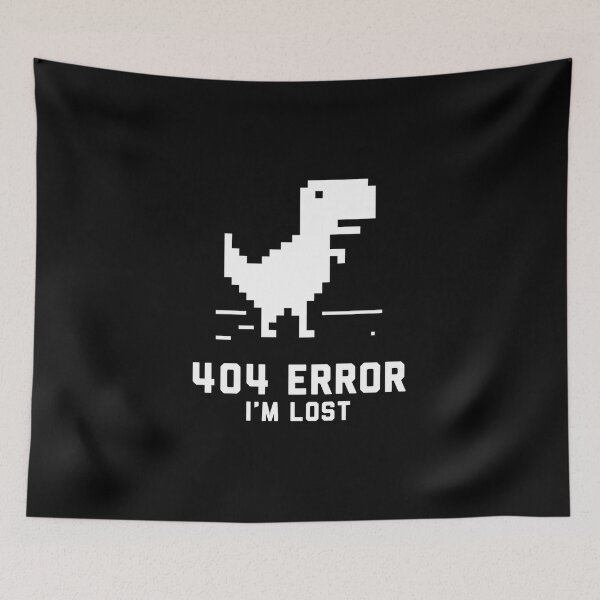 Item preview, Dino Chrome 404 No internet  designed and sold by Avgeek21.