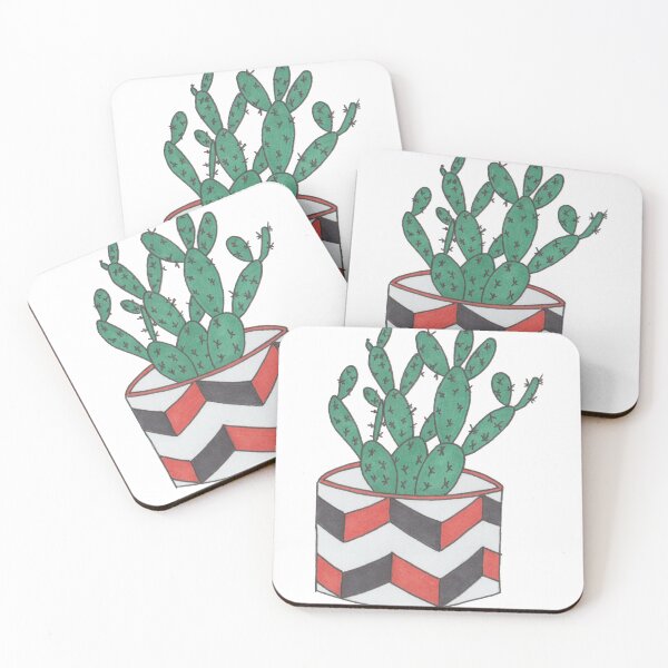 Item preview, Colorful prickly pear cactus designed and sold by PlantEngineer.