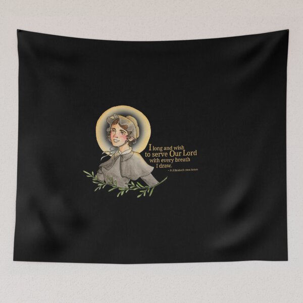 Item preview, Elizabeth Ann Seton - "To Serve Our Lord" designed and sold by SaintlyStitches.