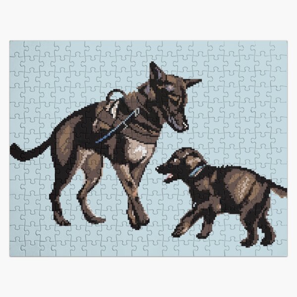 Lucky&Galaxy the dogs Jigsaw Puzzle