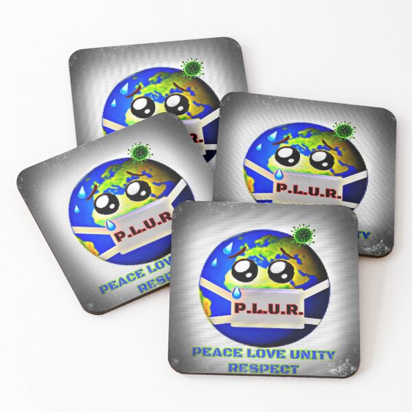 Item preview, P.L.U.R Peace Love Unity Respect designed and sold by Geoffrey Thompson.
