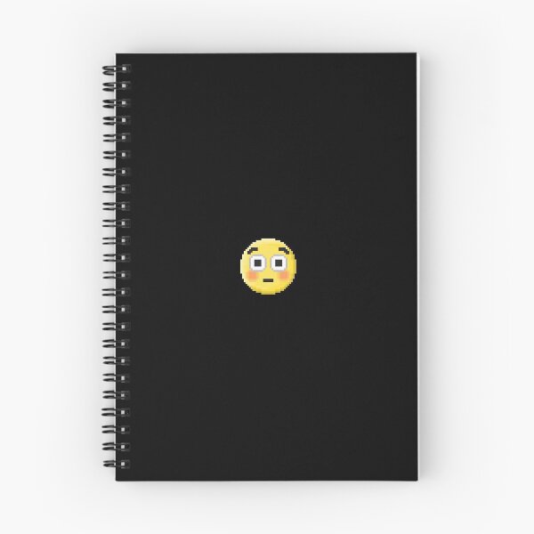Item preview, Embarassed Flushed Pixel Art Emoji designed and sold by R74n.
