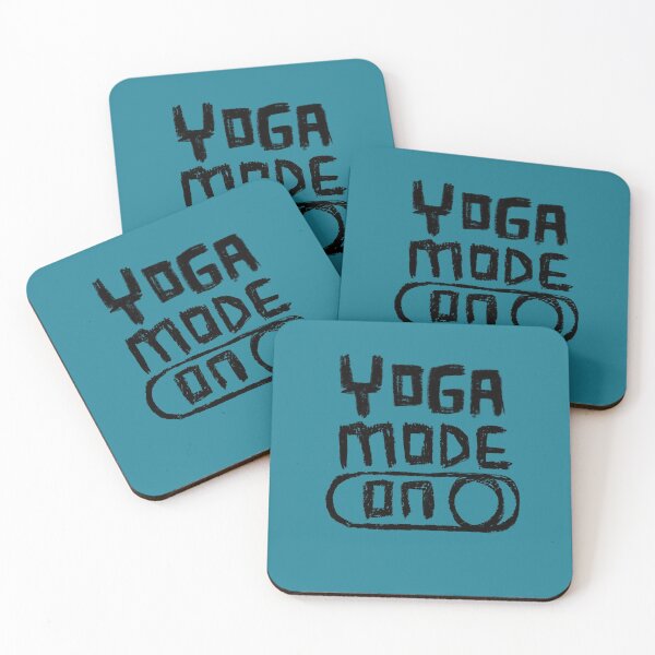 Item preview, Yoga Mode ON for Yoga Time designed and sold by badlydrawnbabe.