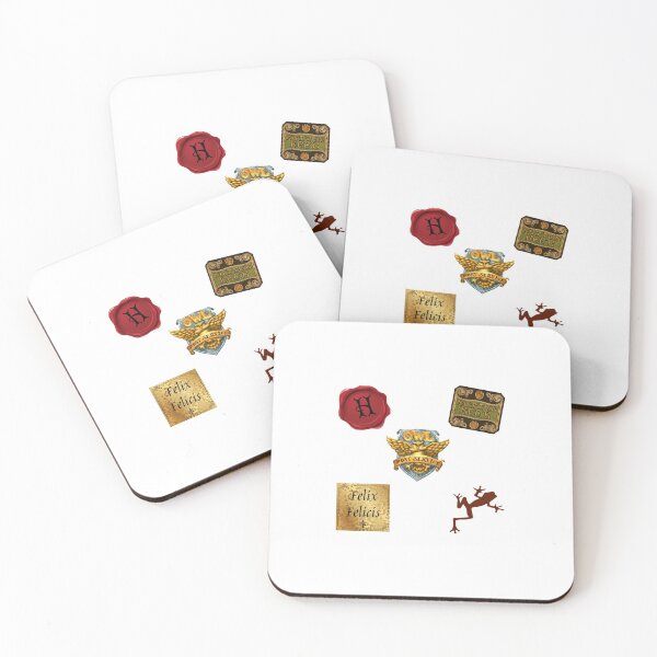 Item preview, Chocolate Frog Felix Felicis Wax Seal Owl Post Wizarding School Book Fan Fun Geek  designed and sold by BookGeekNJ.