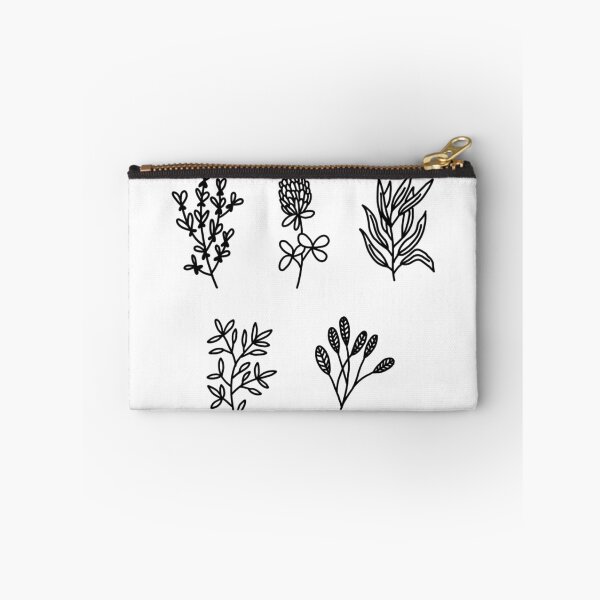 Item preview, black and white plant sticker pack 2 designed and sold by megan1007.