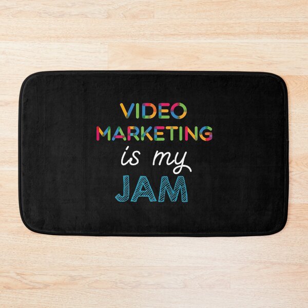 Item preview, Video Marketing is my Jam. Funny Video Marketing Design designed and sold by Custom365.
