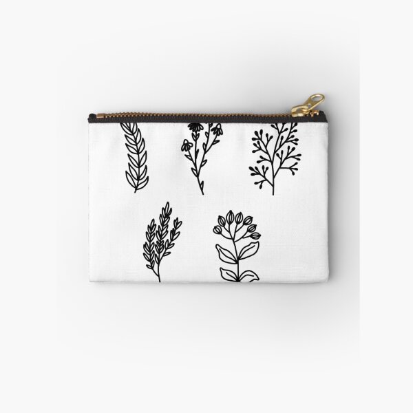 Item preview, black and white plant sticker pack 3 designed and sold by megan1007.