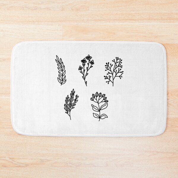Item preview, black and white plant sticker pack 3 designed and sold by megan1007.