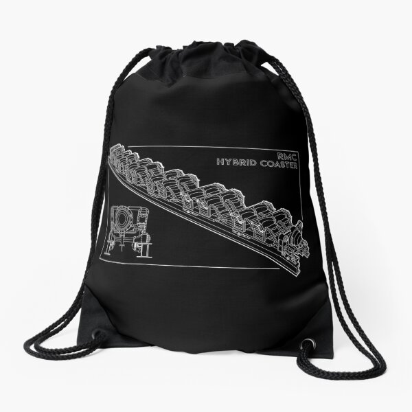 Aperçu de l'œuvre Conception de plans de montagnes russes hybrides RMC créée et vendue par CoasterMerch.