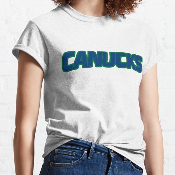 Vintage Canucks T-shirt, NHL Vancouver Canucks T-Shirt LB0889