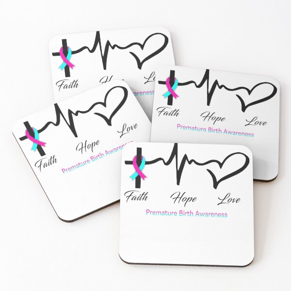 Item preview, Faith Hope Love Premature Birth Awareness designed and sold by frechettee.