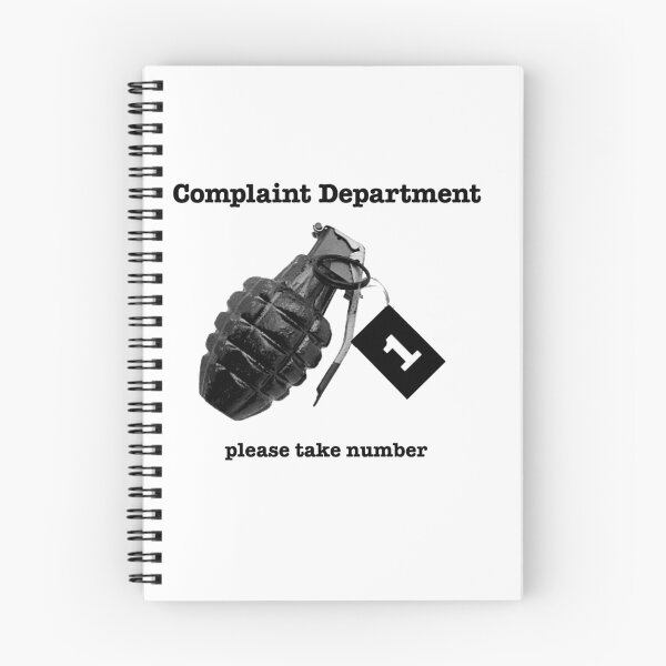 Item preview, Complaint department please take a number designed and sold by MyRobotHand.
