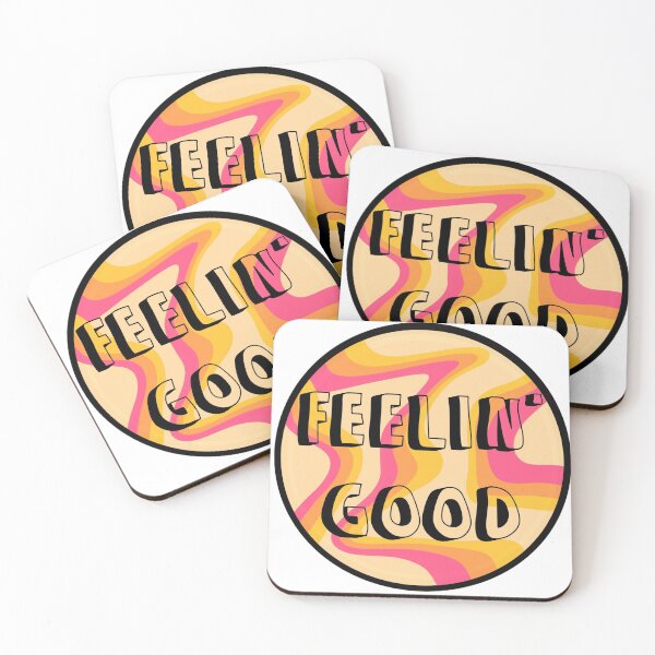Item preview, feeling good sticker designed and sold by linnnna.