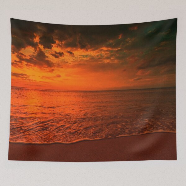 Aperçu de l'œuvre  Coucher de soleil orange créée et vendue par CWC-Creations.