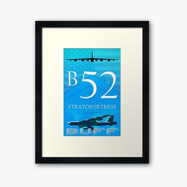 B52 Buff Framed Art Print