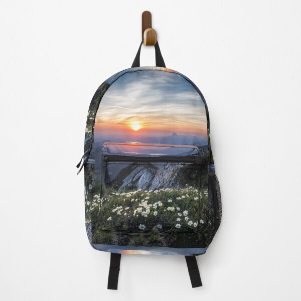 Item preview, Mountain flower sunset designed and sold by Lost Highway Horror..