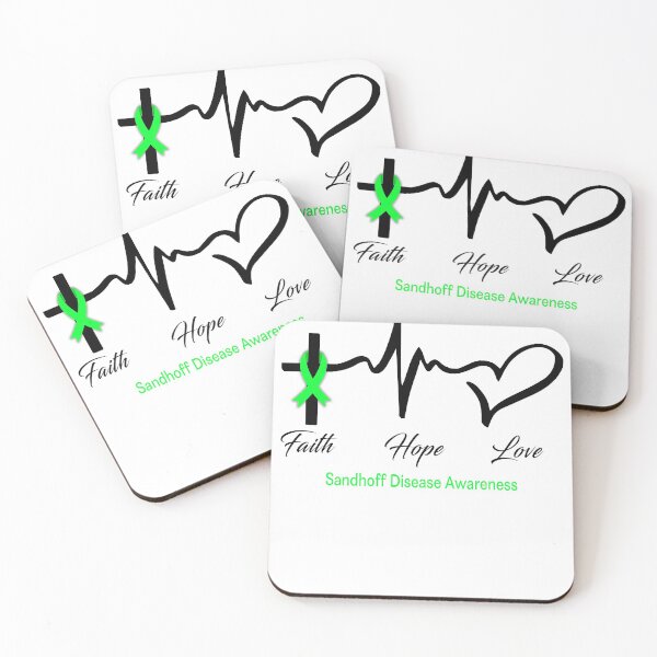 Item preview, Faith Hope Love Sandhoff Disease Awareness designed and sold by frechettee.