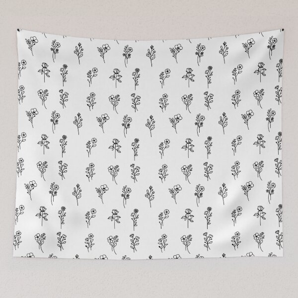 Item preview, black and white flower pack designed and sold by megan1007.