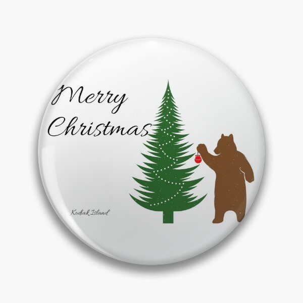 Item preview, Merry Christmas Kodiak Brown Bear designed and sold by Kodiak Apparel and Goods.