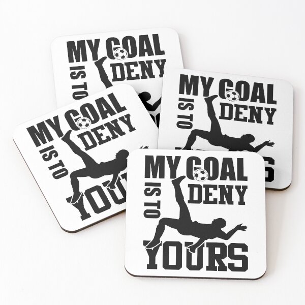 Item preview, My Goal Is To Deny Yours | Soccer Fan designed and sold by GravitiTees.