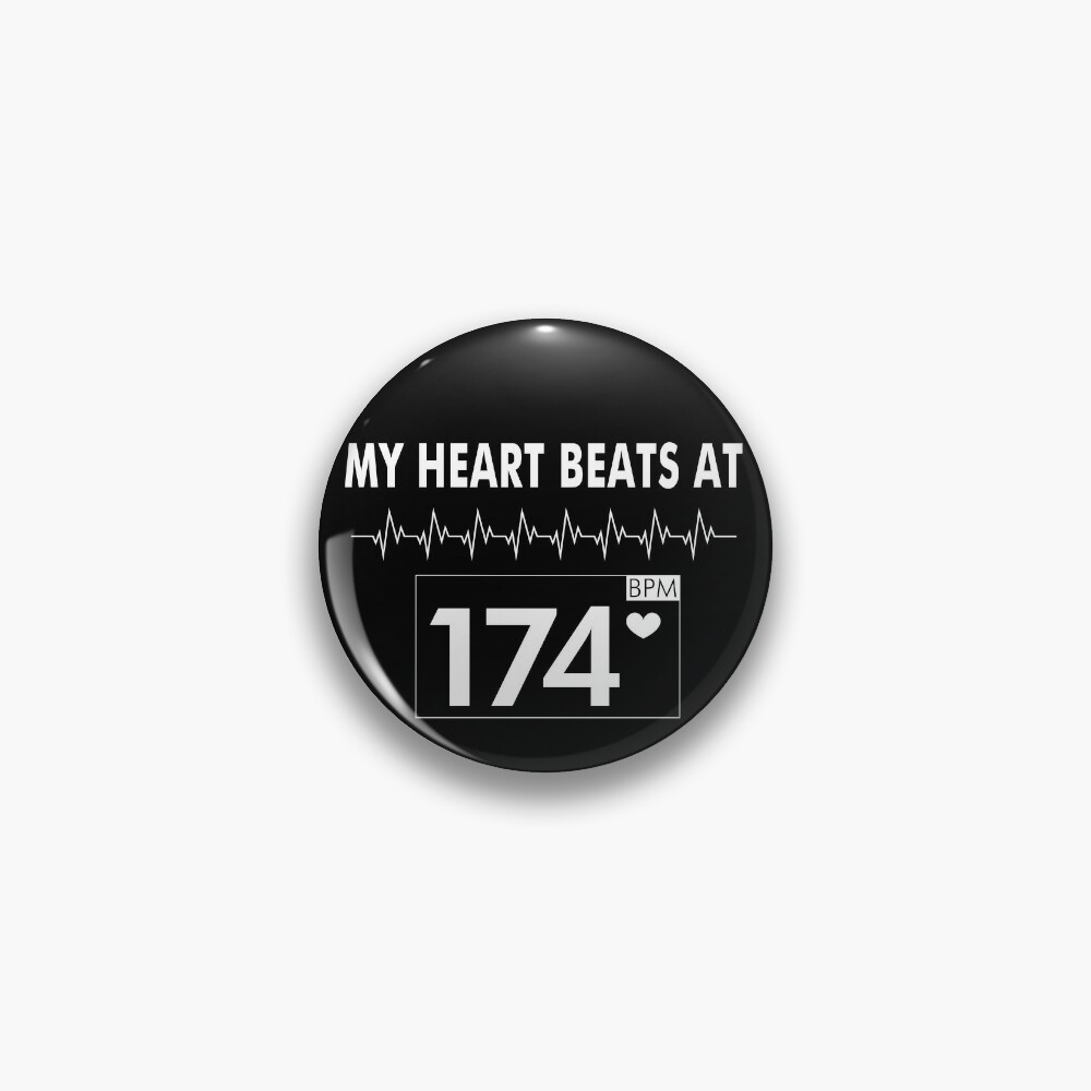 My heart beats at 174 bpm - drum and bass Backpack for Sale by  beneatdesign