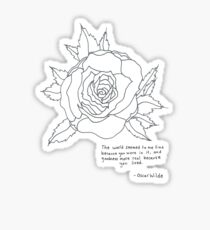 Oscar Wilde Sticker
