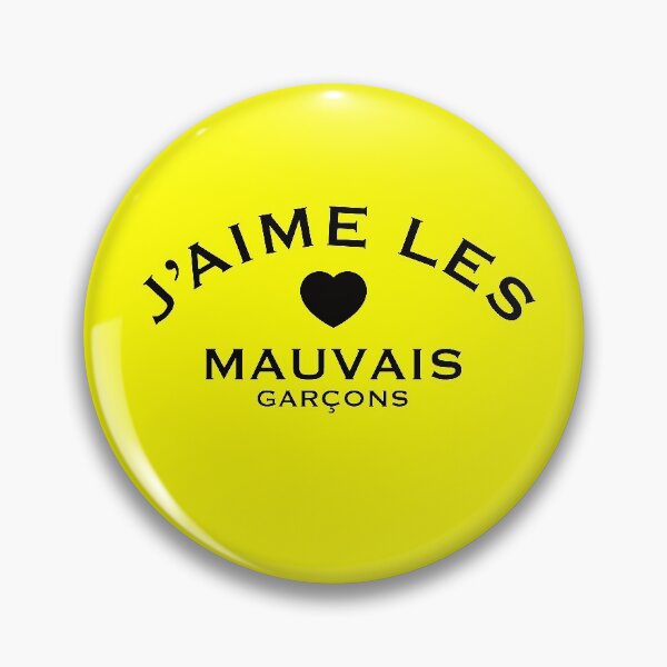 Item preview, J'aime les mauvais garçons - I Like Bad Boys - Black Logo designed and sold by TumbleTee.