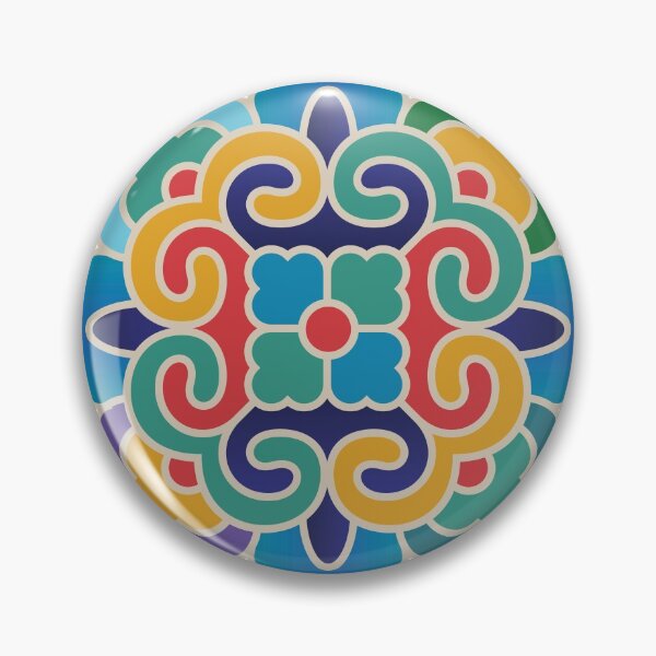 Item preview, Korean Traditional Beige Pattern Style 3 on White BG designed and sold by FollowtheOrigin.
