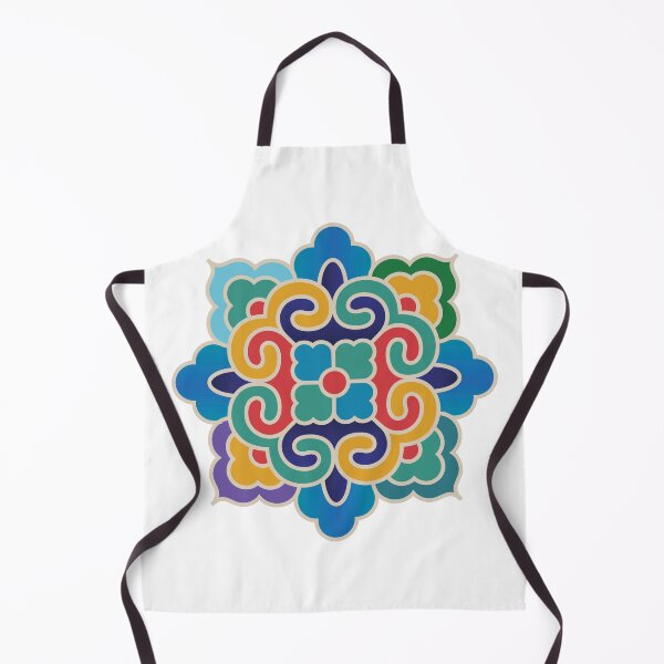Item preview, Korean Traditional Beige Pattern Style 3 on White BG designed and sold by FollowtheOrigin.