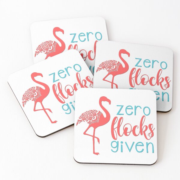 Item preview, Zero Flocks Given designed and sold by BandMomDesigns.