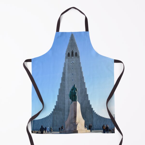 Item preview, Hallgrímskirkja Church in Reykjavik on a sunny day designed and sold by emmarsheehan.