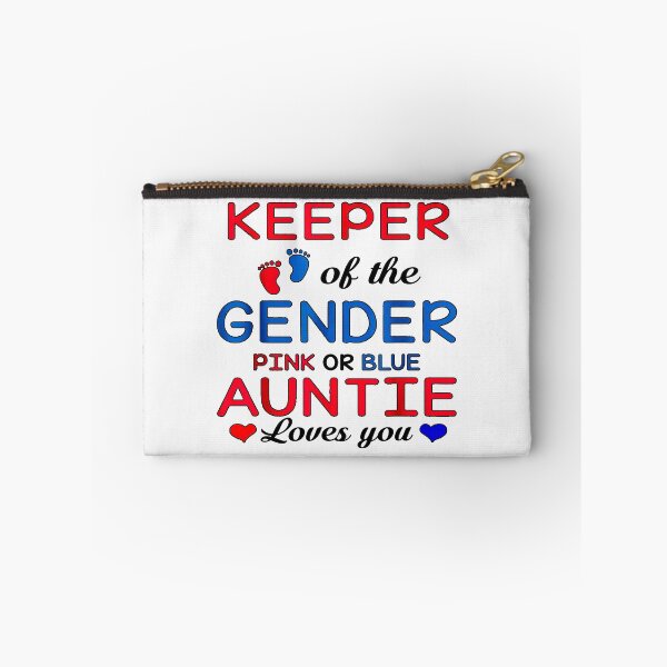 Item preview, Keeper Of The Gender Pink Or Blue Auntie Loves You designed and sold by YOUR-LOOK.