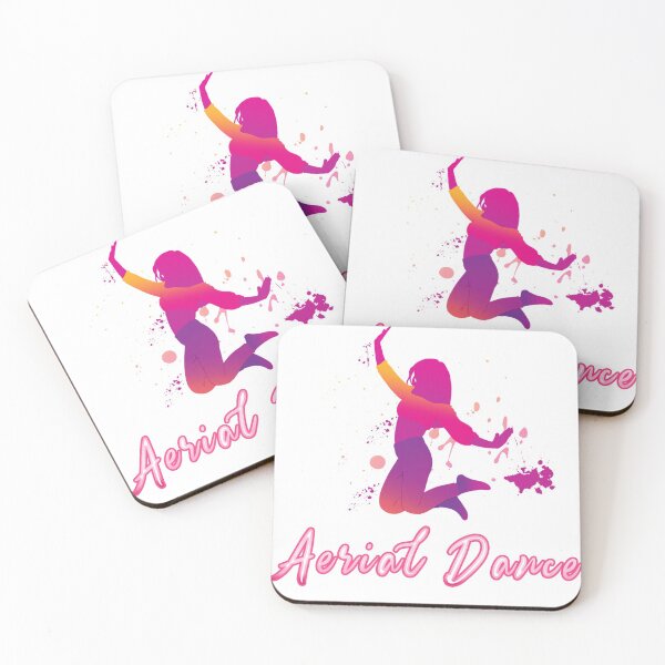 Artikelvorschau, Aerial Dance Aquarell springendes Mädchen entworfen und verkauft von KAFDESIGN.