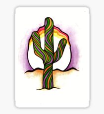 Saguaro Sunset Sticker