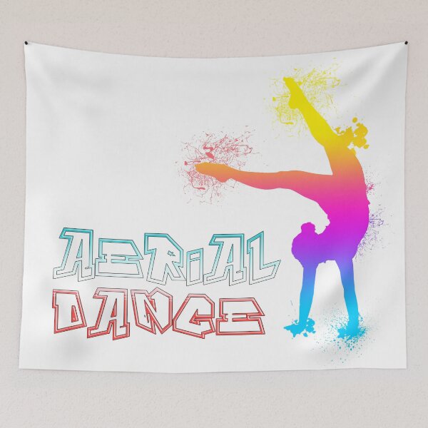 Artikelvorschau, Aerial Dance Aquarell Mädchen auf Händen stehen entworfen und verkauft von KAFDESIGN.