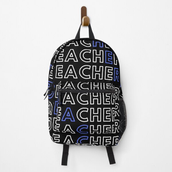 Item preview, Teacher Job Simple Design in White and Blue designed and sold by NamColors.