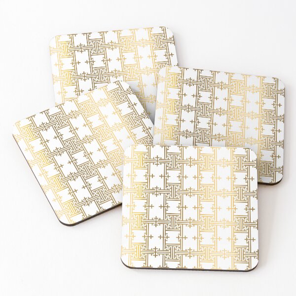 Item preview, Korean Traditional Gold Pattern Style 5 on White BG designed and sold by FollowtheOrigin.