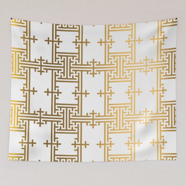 Item preview, Korean Traditional Gold Pattern Style 5 on White BG designed and sold by FollowtheOrigin.