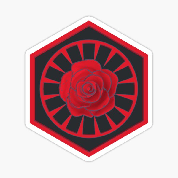 GingerRose Black Sticker