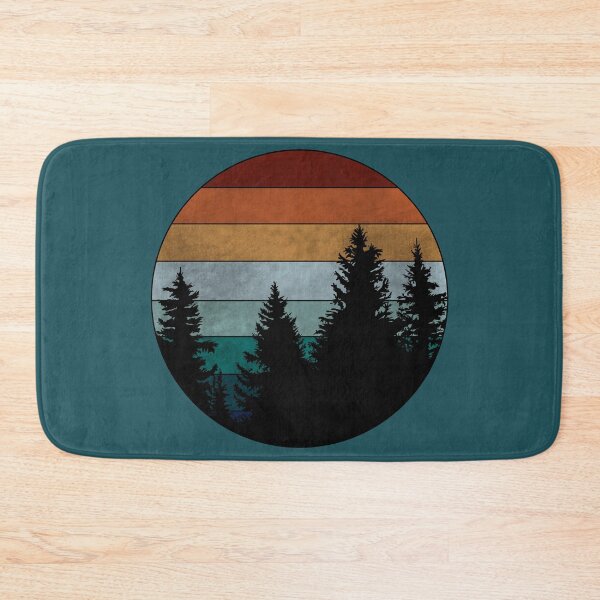 Item preview, Retro Forest Sunset designed and sold by GyngerGarza.
