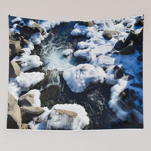 Item preview, Waves of water at Thingvellir National Park Iceland designed and sold by emmarsheehan.