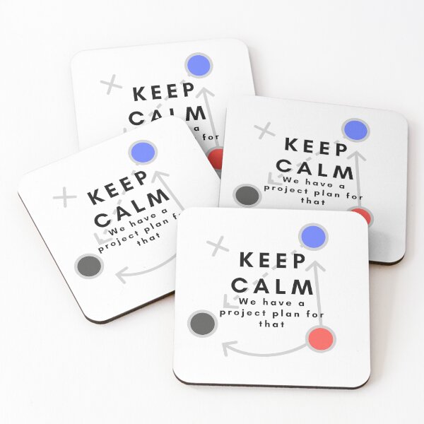 Item preview, Keep Calm Project manager project plan designed and sold by Awesomefamily.