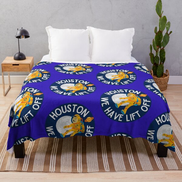 Item preview, Dogecoin- Houston, We have Lift Off (Blue with white text) designed and sold by UnleyDesign.
