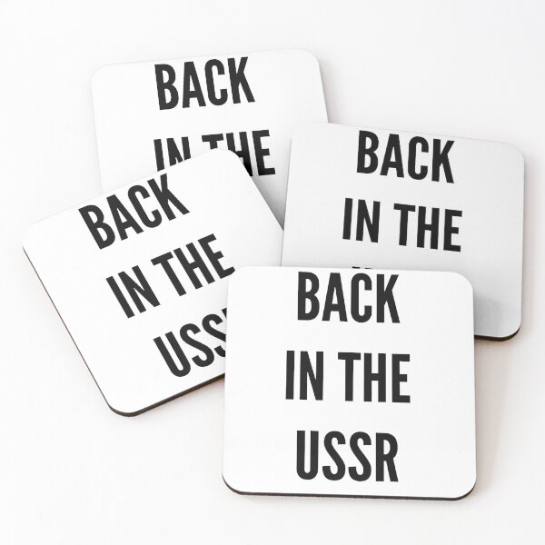 Item preview, Back In The USSR designed and sold by QuotesDogma.