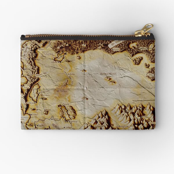 Vista previa del artículo con la obra «Antiguo mapa plegado de Alagaësia», diseñado y vendido por locokimo.