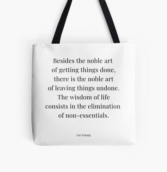 Item preview, Lin Yutang quote - wisdom of life designed and sold by Marie Parmer : swell stuff art + design.