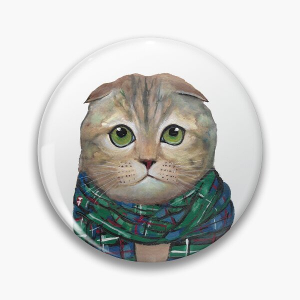 Item preview, Stylish Scottish Fold Cat designed and sold by Roy & Tiffany.
