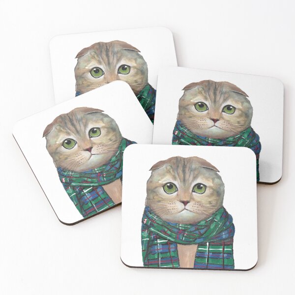 Item preview, Stylish Scottish Fold Cat designed and sold by Roy & Tiffany.