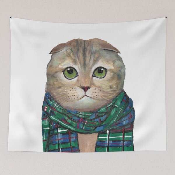 Item preview, Stylish Scottish Fold Cat designed and sold by Roy & Tiffany.